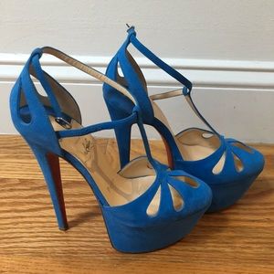 Royal blue Size 35 Louboutin